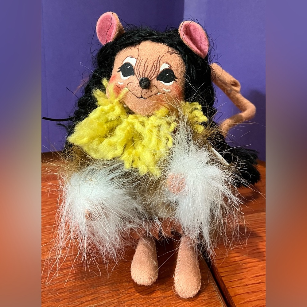 NEW with Tag Annalee 6” Indian Girl Mouse 308504